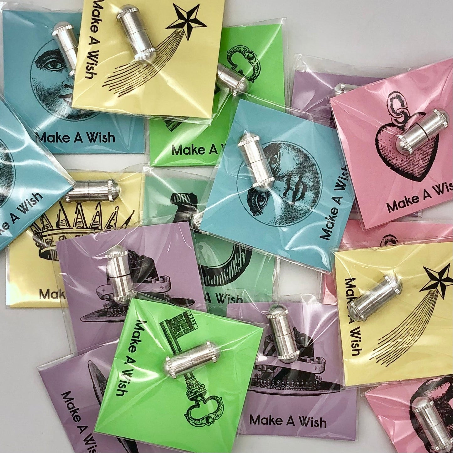Wish Capsules Vintage Letterpress Asst - The Regal Find