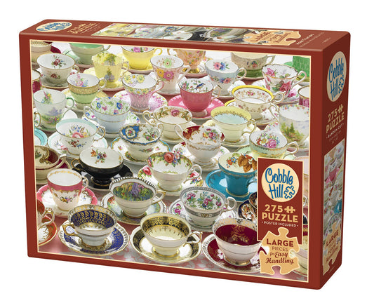 More Teacups 275pc puzzle