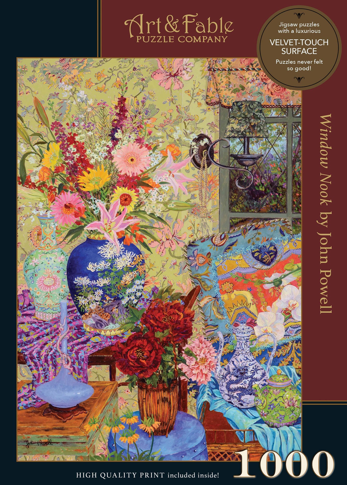 Window Nook, 1000-pc Velvet-Touch Jigsaw Puzzle