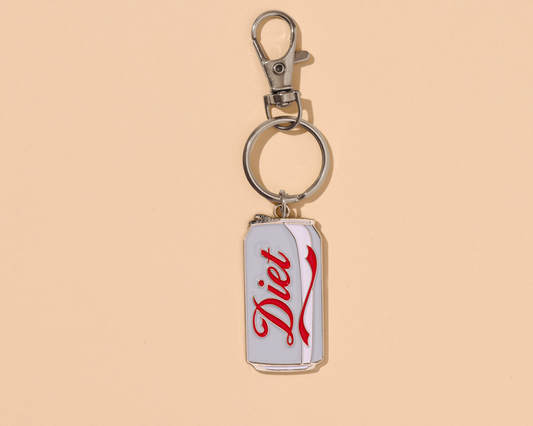 Diet Soda Enamel Keychain & Bag Charm