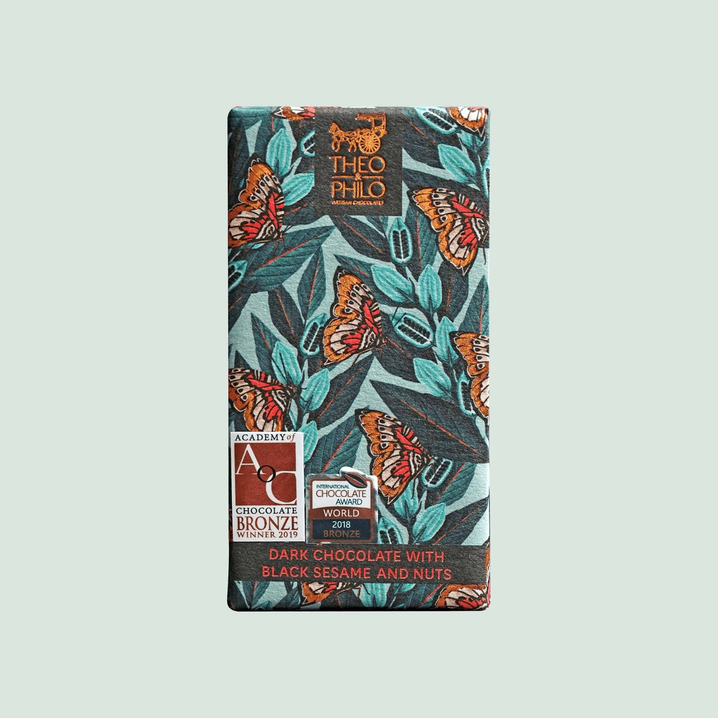 Theo & Philo Dark Chocolate w/ Black Sesame 65%