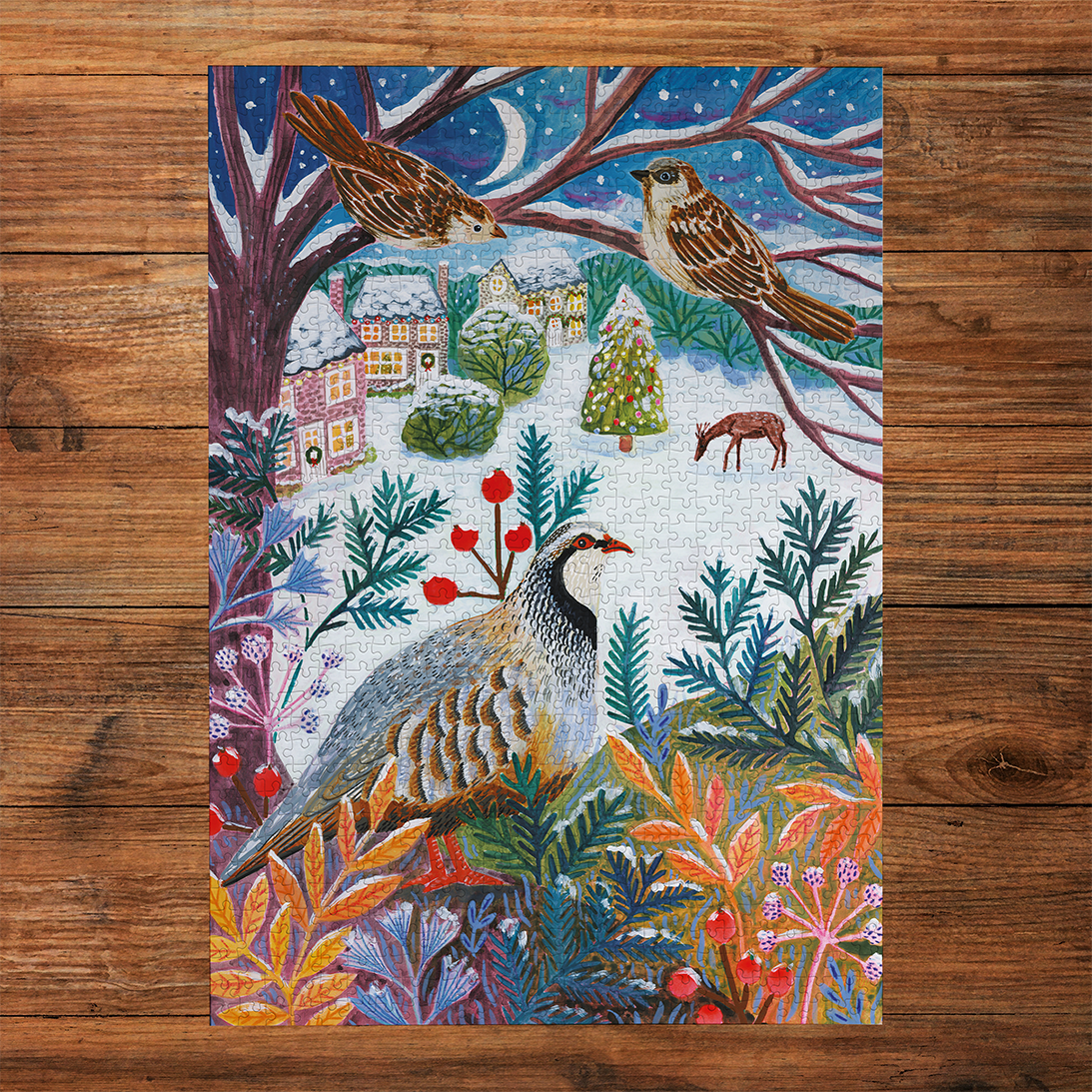 Frosty Fauna 3 x 500 Piece Jigsaw Puzzle
