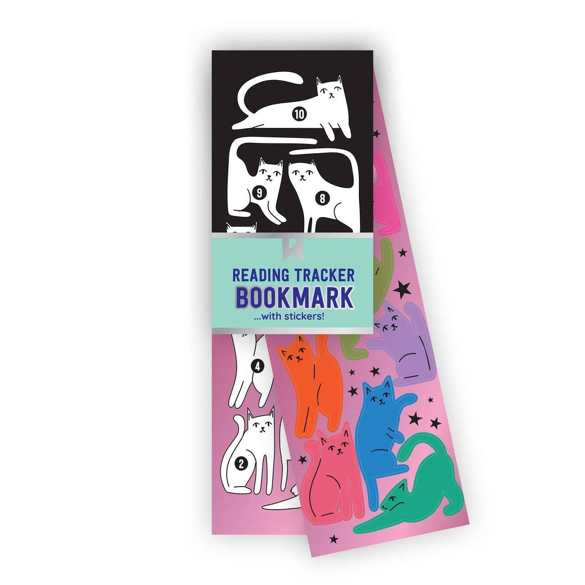 Curious Cats Reading Tracker Bookmark: 0001