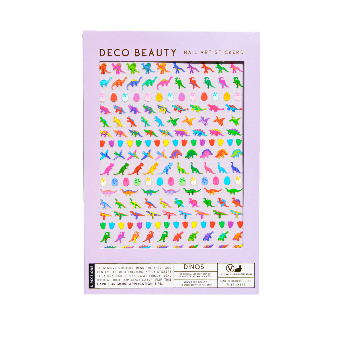 Nail Art Stickers - Dinos