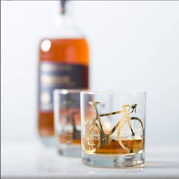 Precious Metals Bicycle Rocks Glasses - 20k Gold