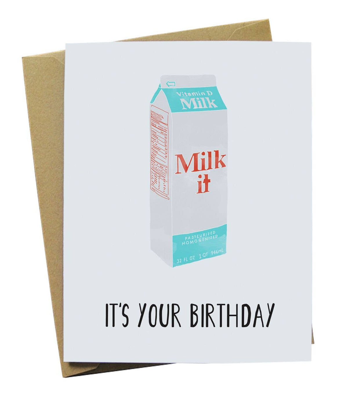 Milk Birthday Card