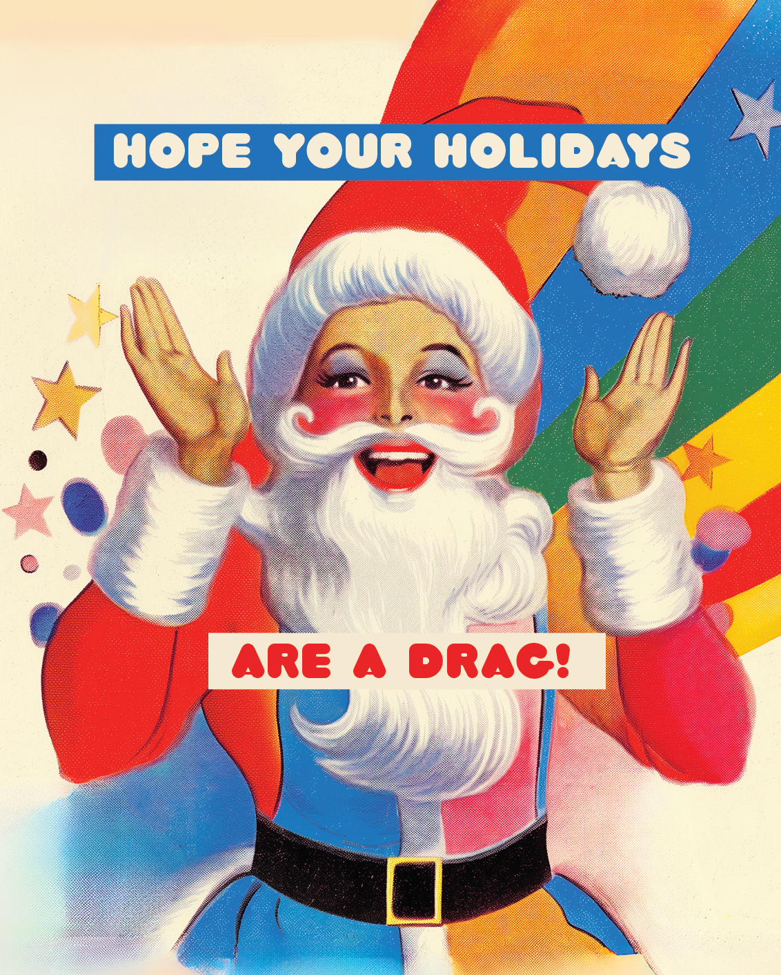 DRAG XMAS! gay holiday card