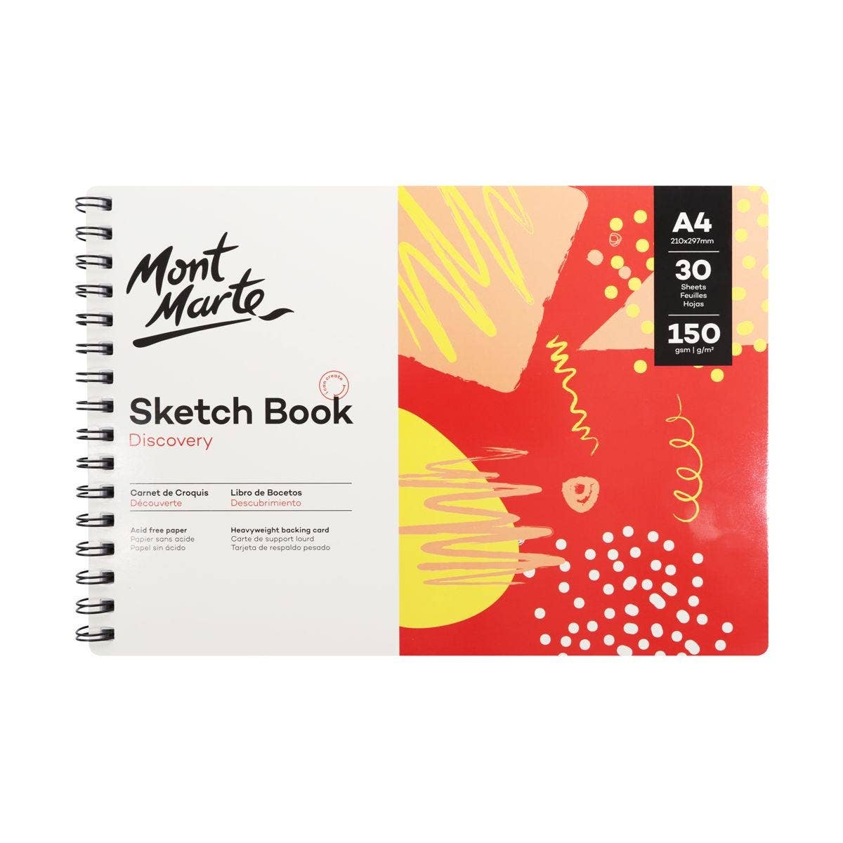 Sketch Book Discovery A4 (8.3 x 11.7in) 30 Sheets 150gsm