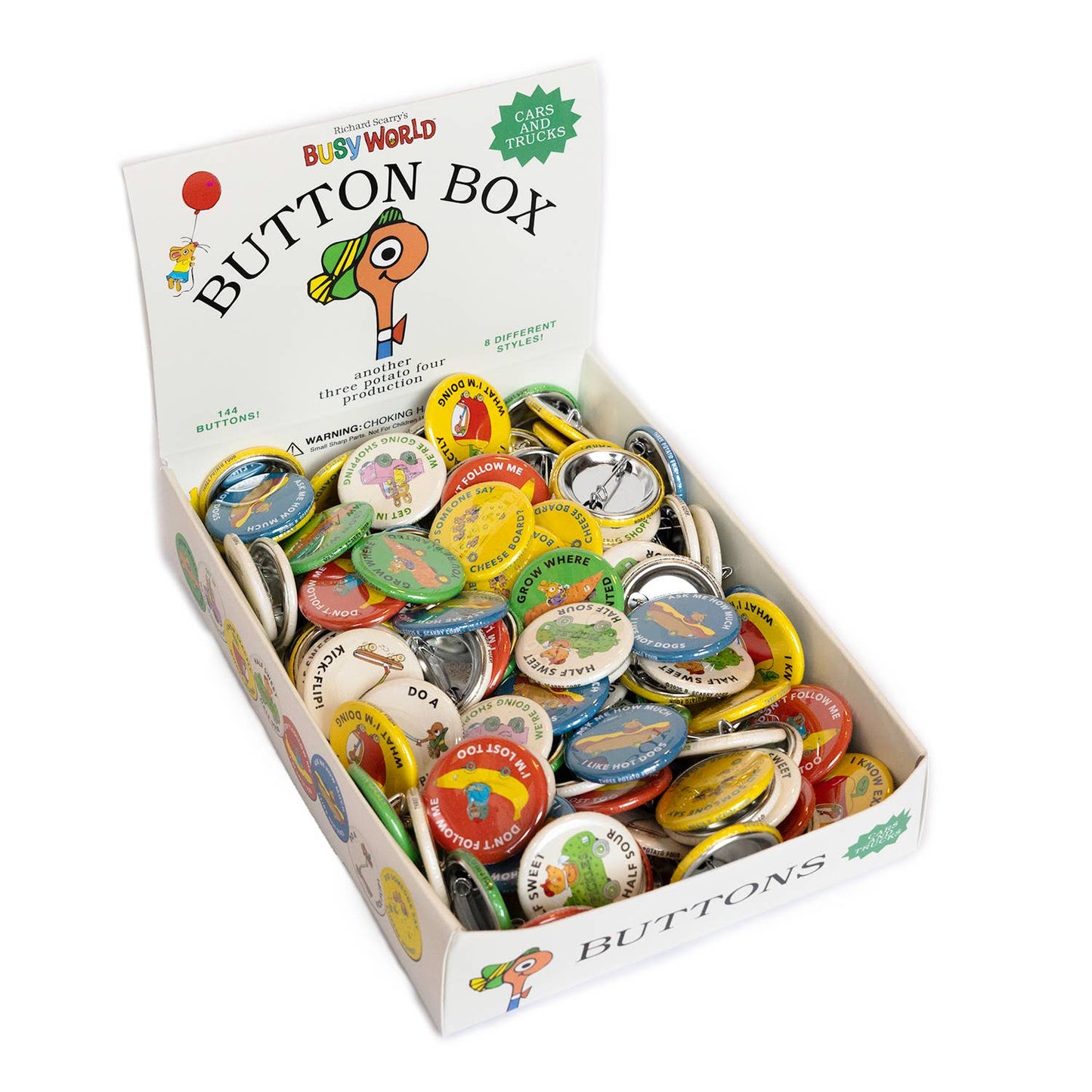Richard Scarry - Button Pin (Cars and Trucks)