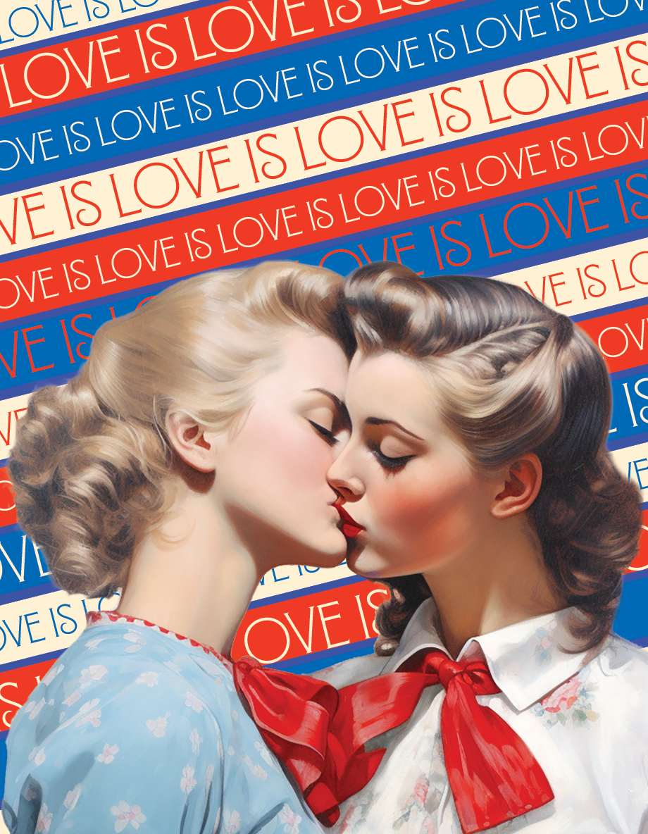 LOVE IS LOVE IS LOVE gay, queer, lgbtq, lesbian, love