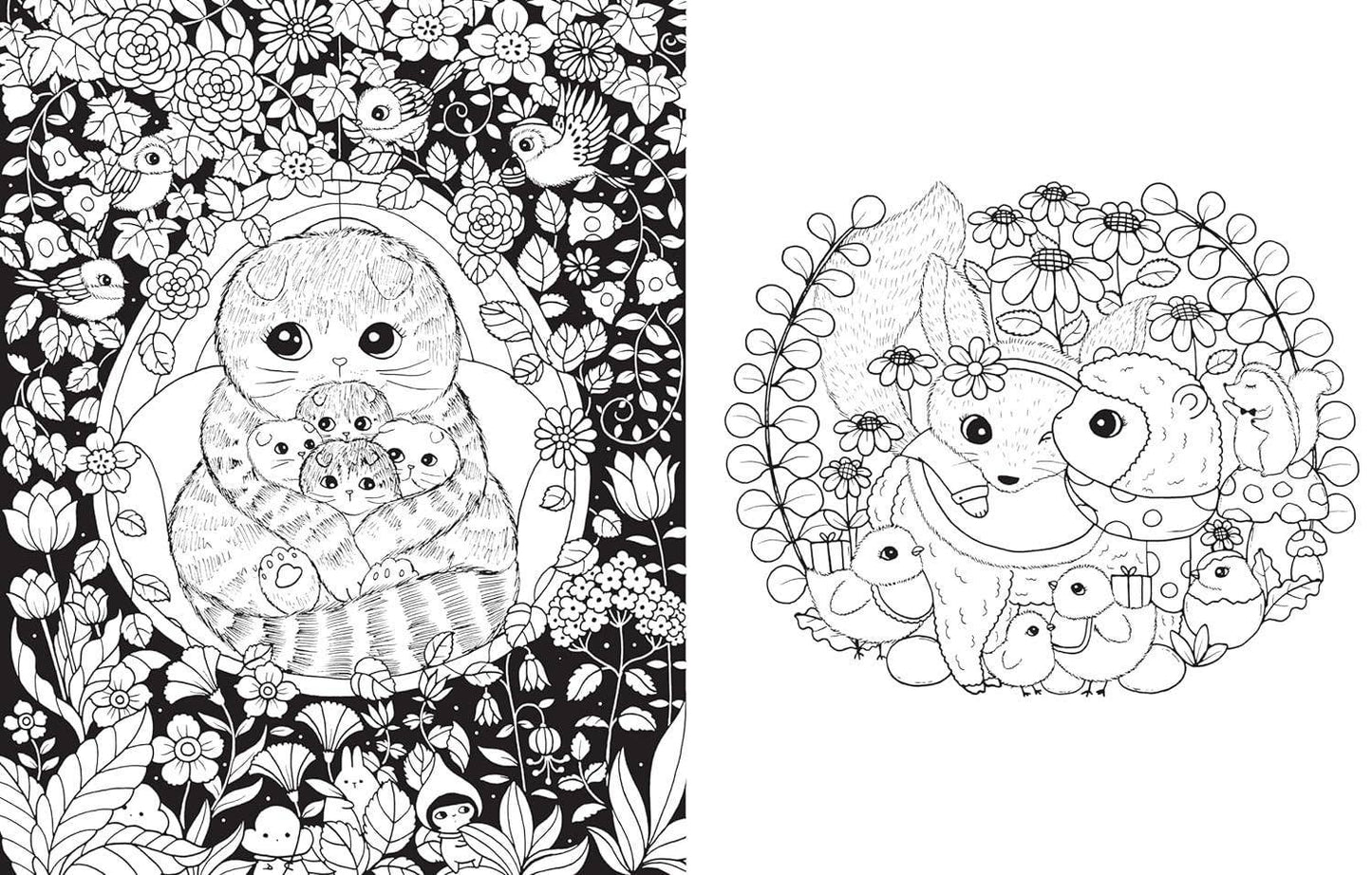 A Million Baby Animals Coloring Book