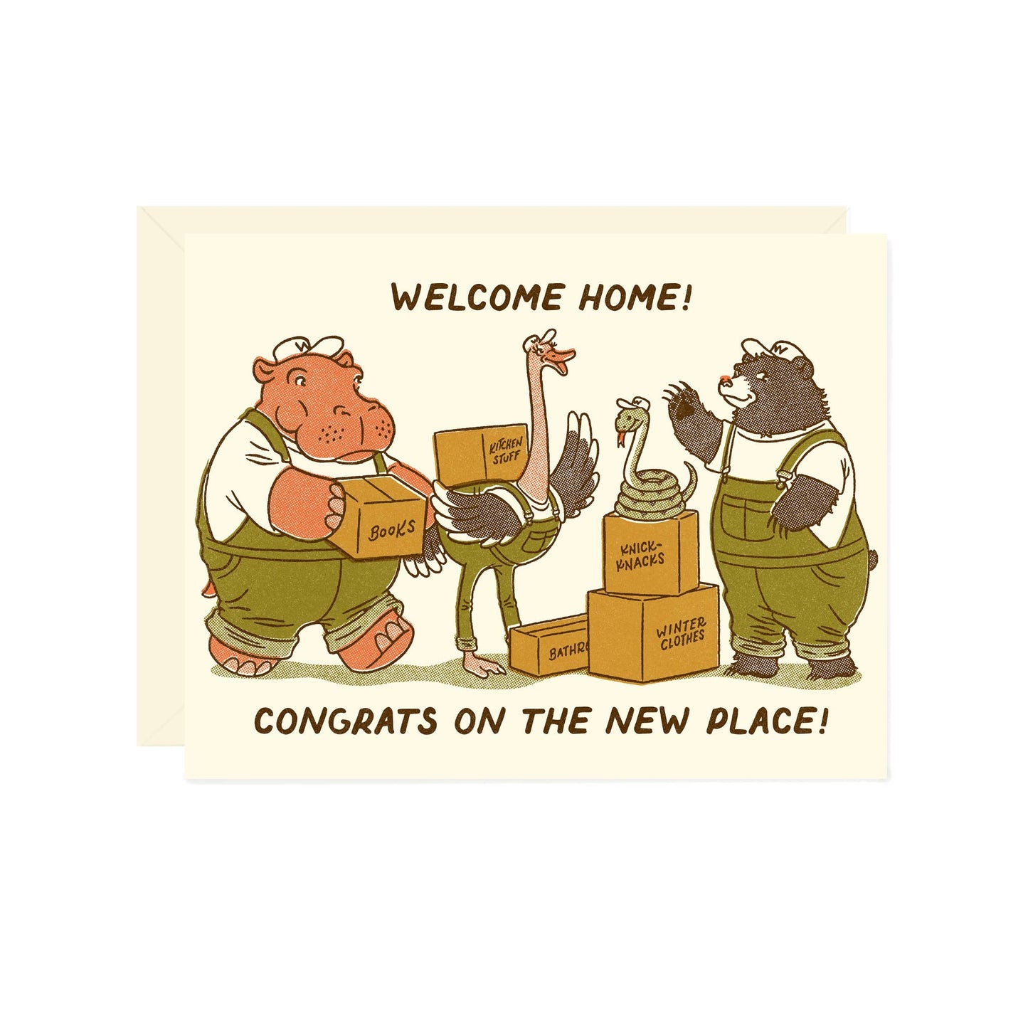 Welcome Home Moving Crew Card