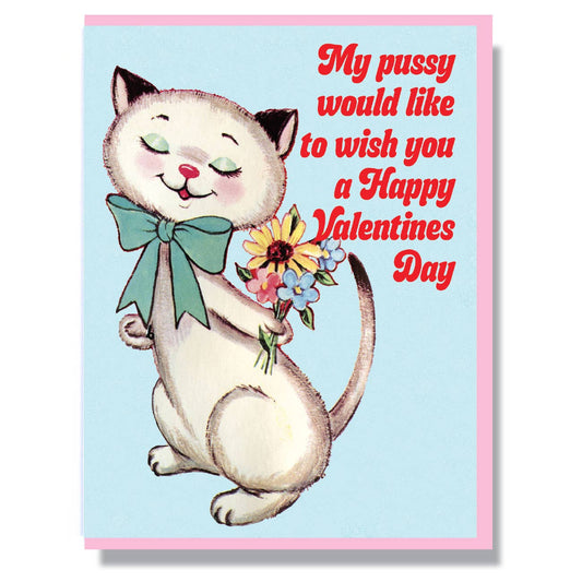 My Pussy Valentine's Day Card