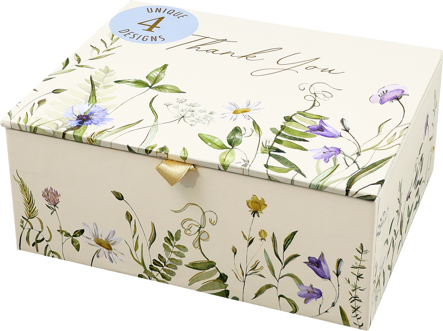Wildflowers Premium Thank You Note Cards
