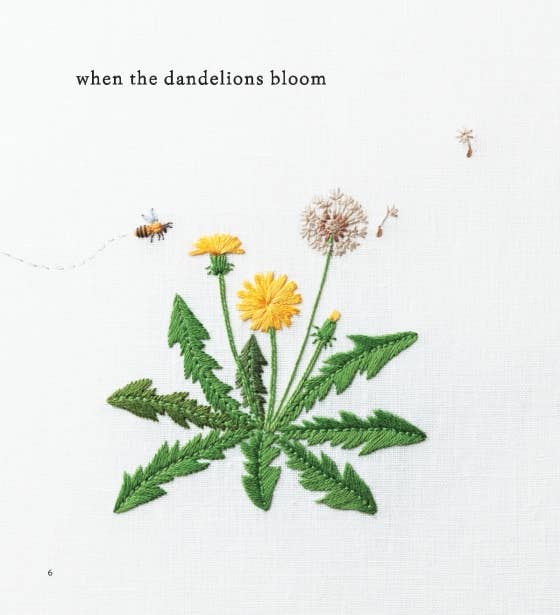 Embroidered Wild Flowers
