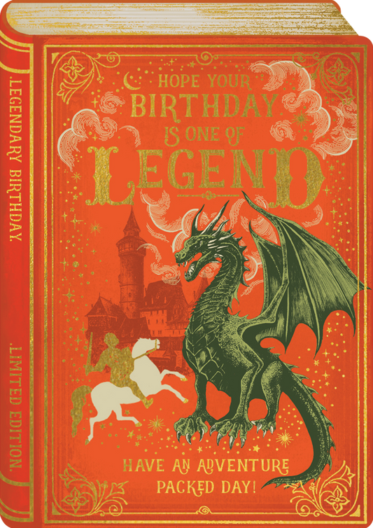 STORYBOOK ONE LEGEND BIRTHDAY GREETING CARD THE ART FILE