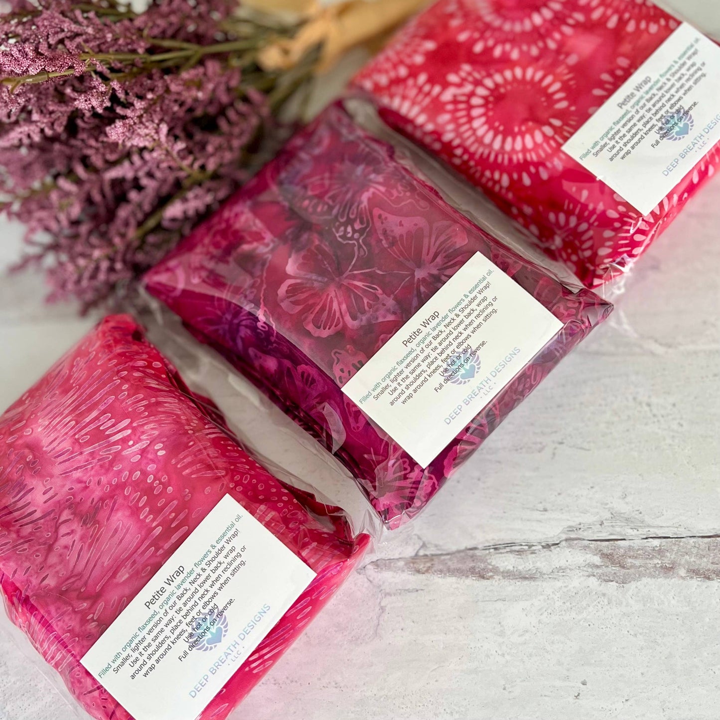 Lavender Petite Back Neck & Shoulder Wrap