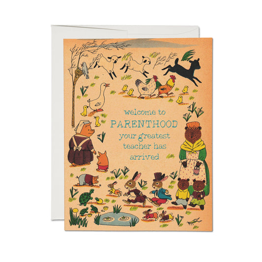 Richard Scarry Parenthood greeting card: Single