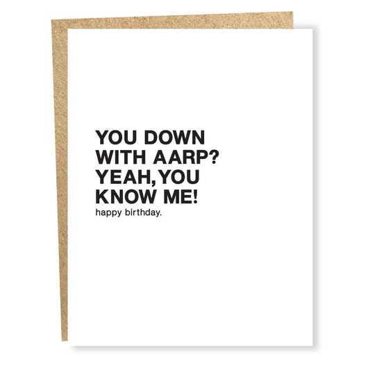 You Down with AARP Card