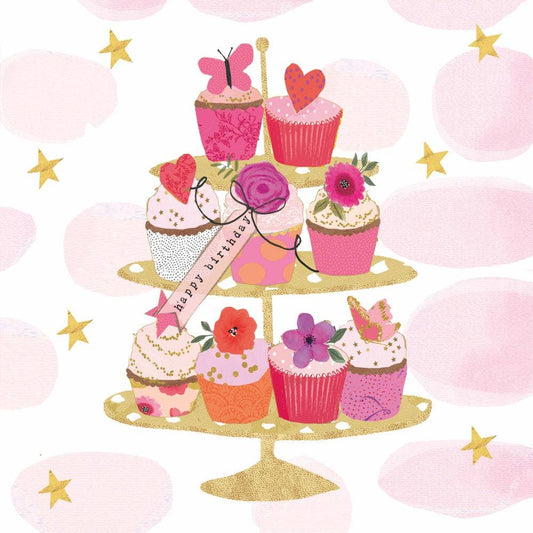 Cocktail Napkins -happy cupcakes
