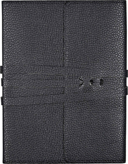 Black Leather Wrap Journal