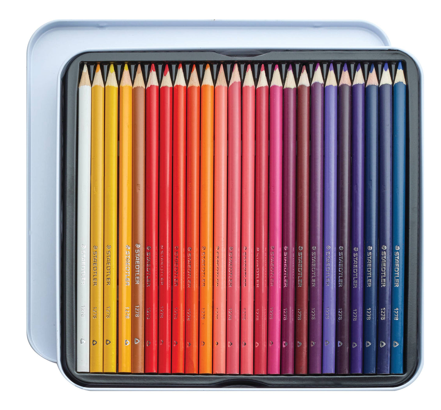 STAEDTLER 48pc Triangular Colored Pencils in Metal Tin