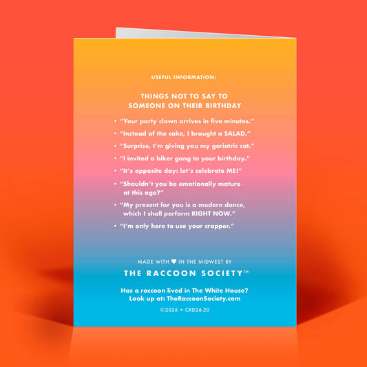 By the Balls Birthday Card