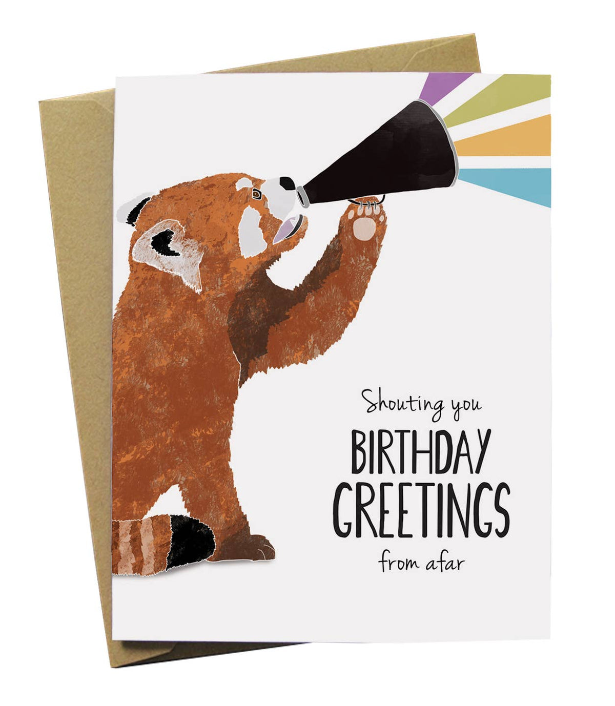 Red Panda Birthday Card
