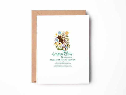 Nostalgic Christmas Village Greeting Card