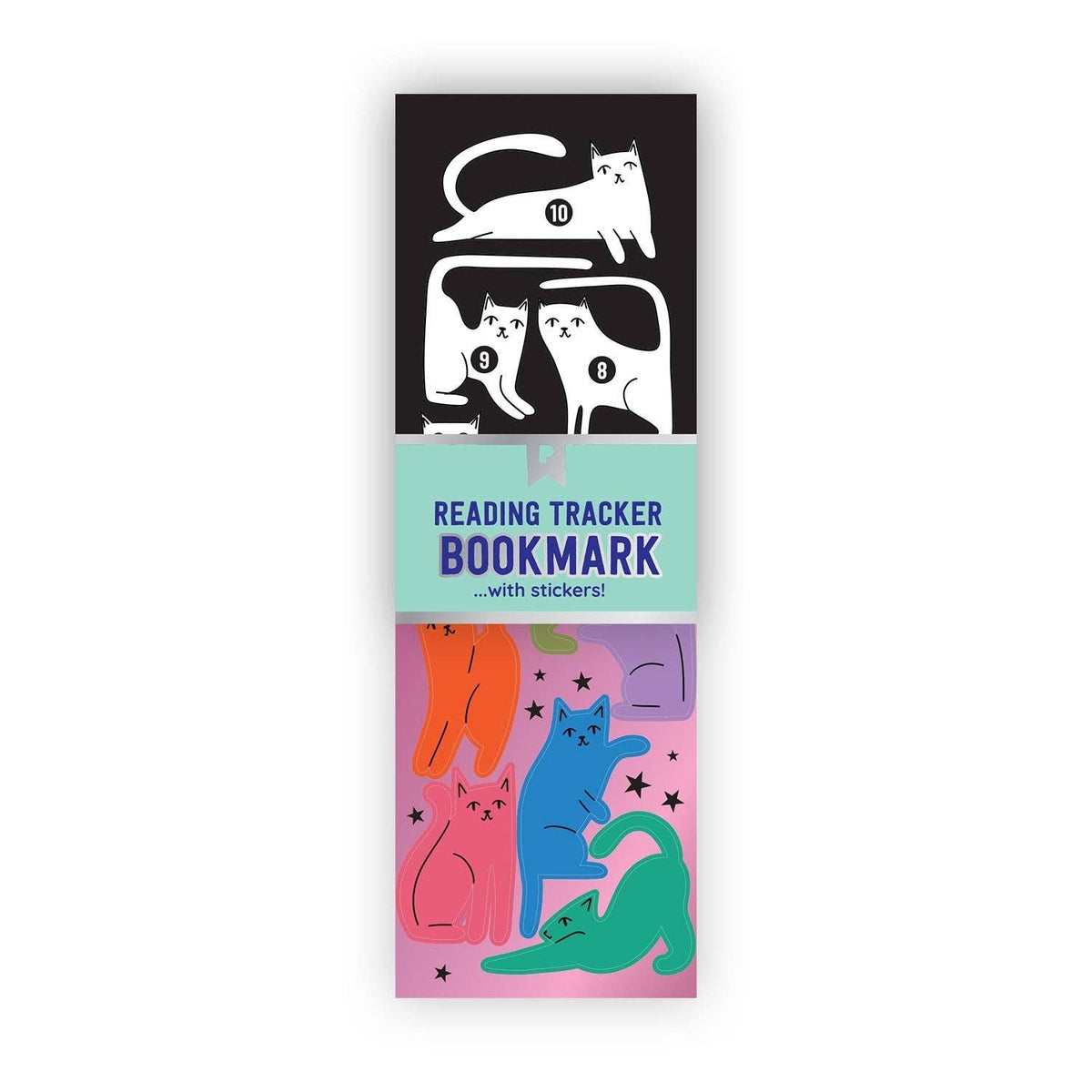 Curious Cats Reading Tracker Bookmark: 0001