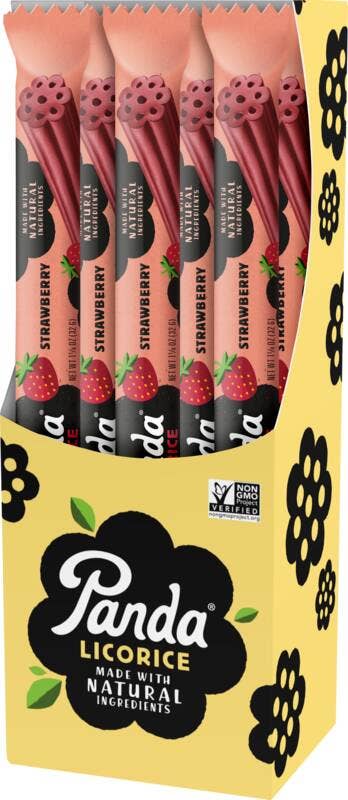 Panda Strawberry Licorice Sticks, 1.1oz
