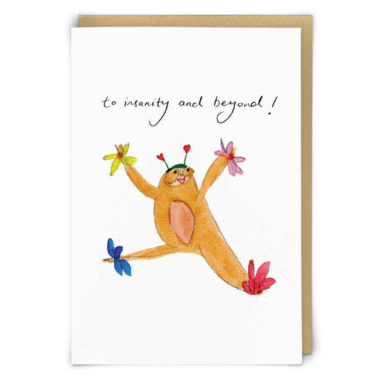 Insanity Greeting Card
