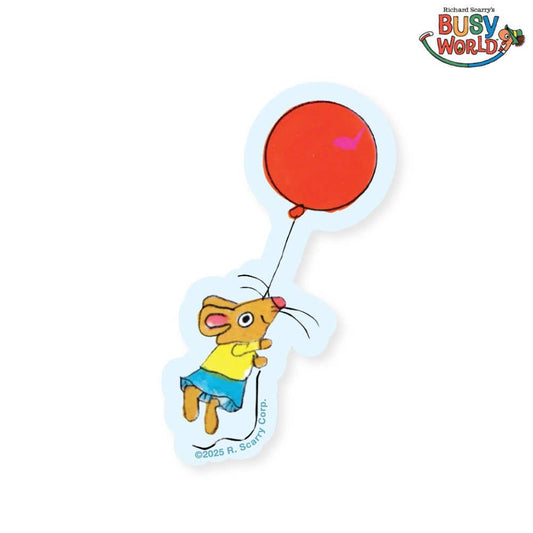 Richard Scarry - Mouse Balloon Sticker