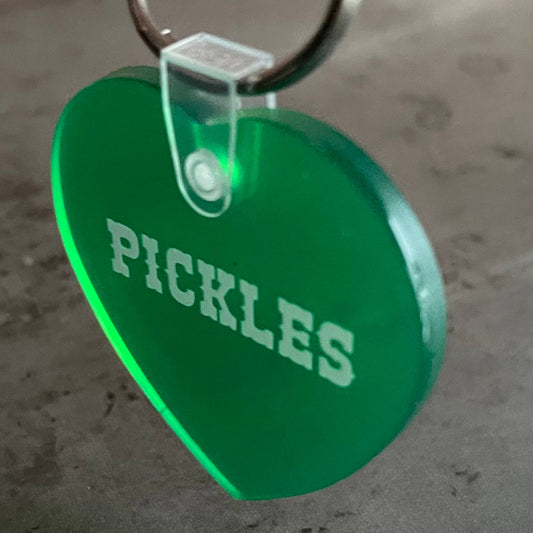 Pickles Heart Keychain