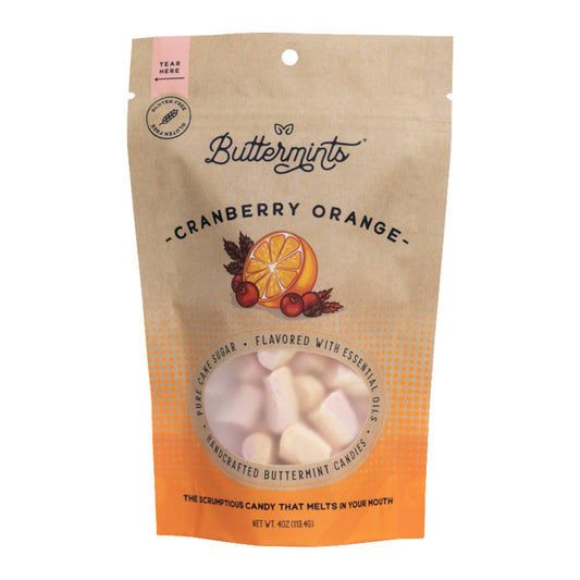 Buttermints Cranberry Orange - 4oz Pouch