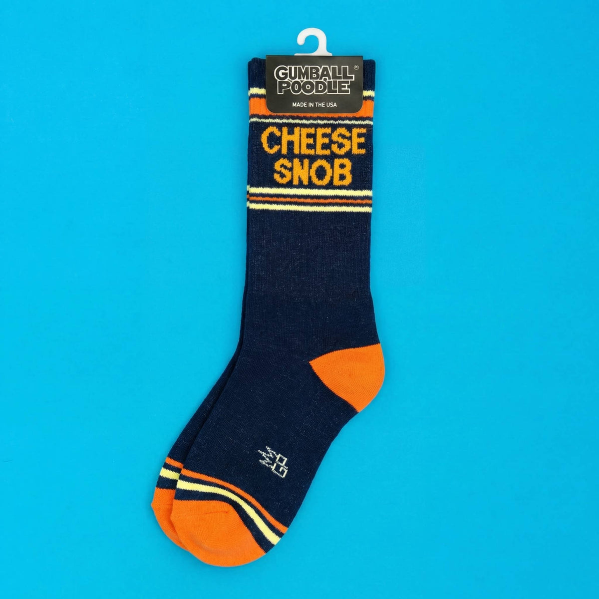 Cheese Snob Gym Crew Socks