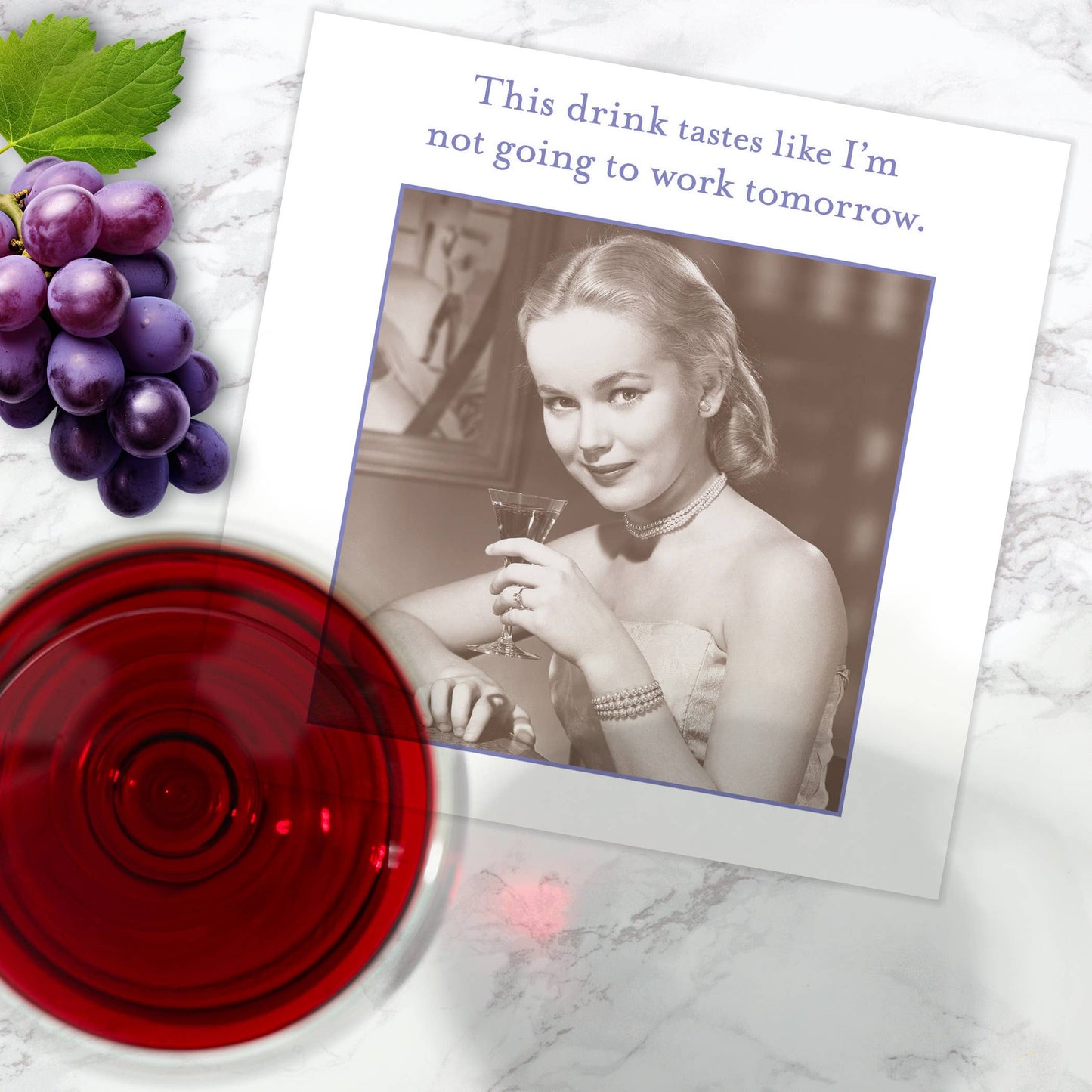 Not Going To Work Beverage Napkin