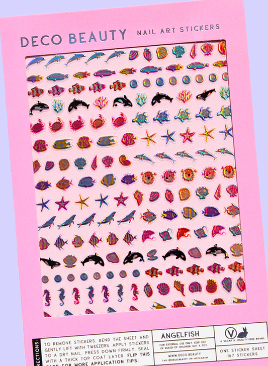 Nail Art Stickers - Angelfish