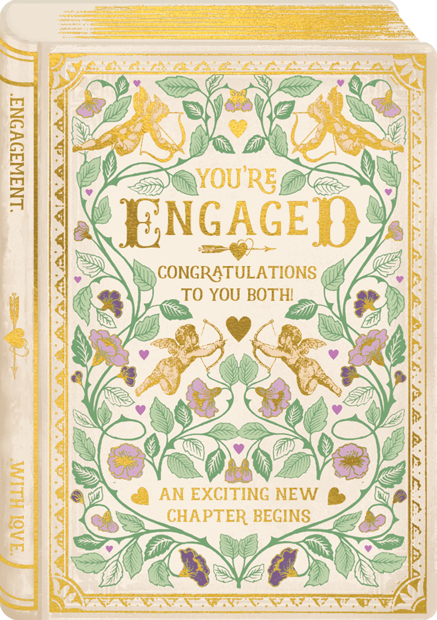 STORYBOOK ENGAGEMENT GREETING CARD ART FILE