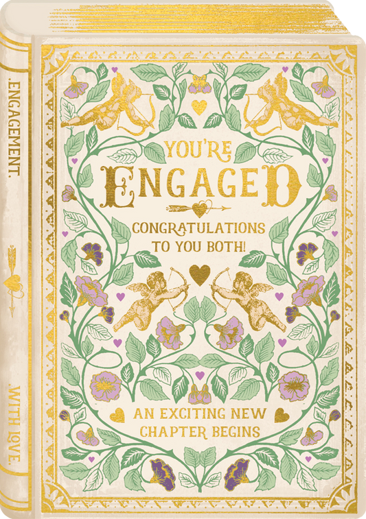 STORYBOOK ENGAGEMENT GREETING CARD ART FILE