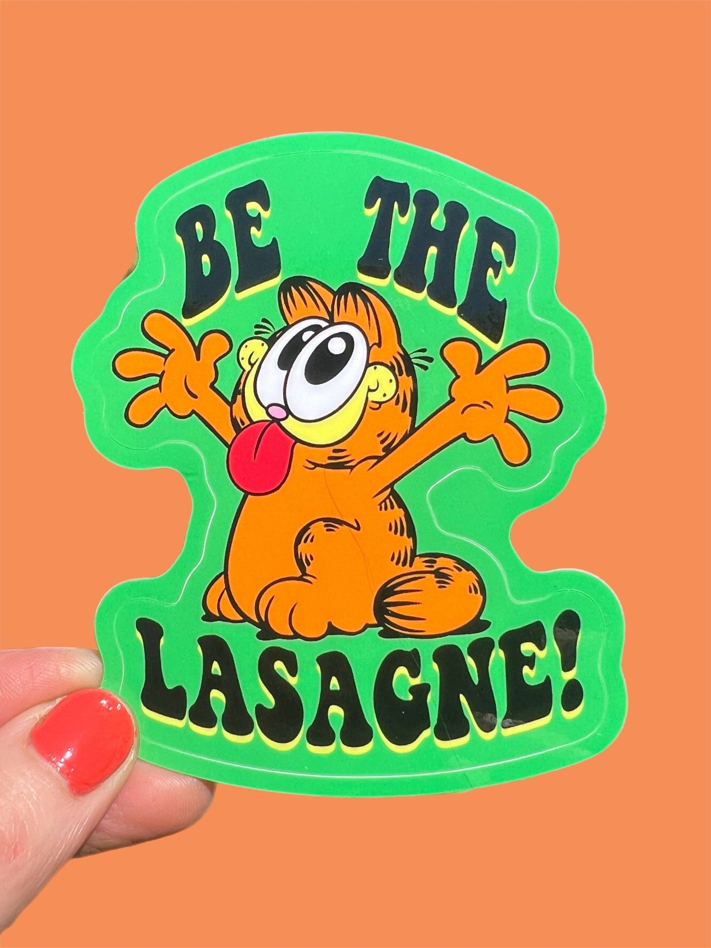 Be The Lasagne Garfield Sticker