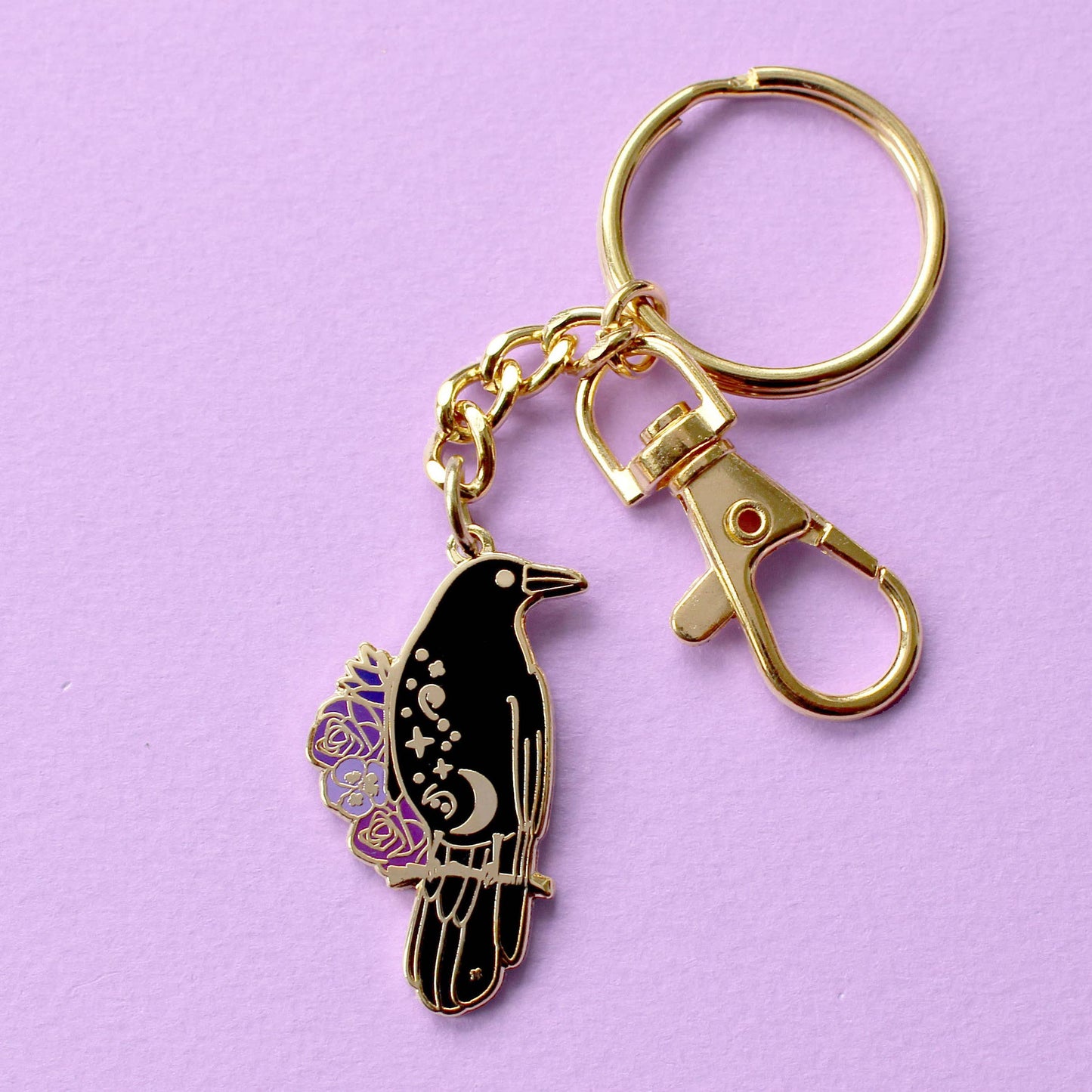 Crow Keychain
