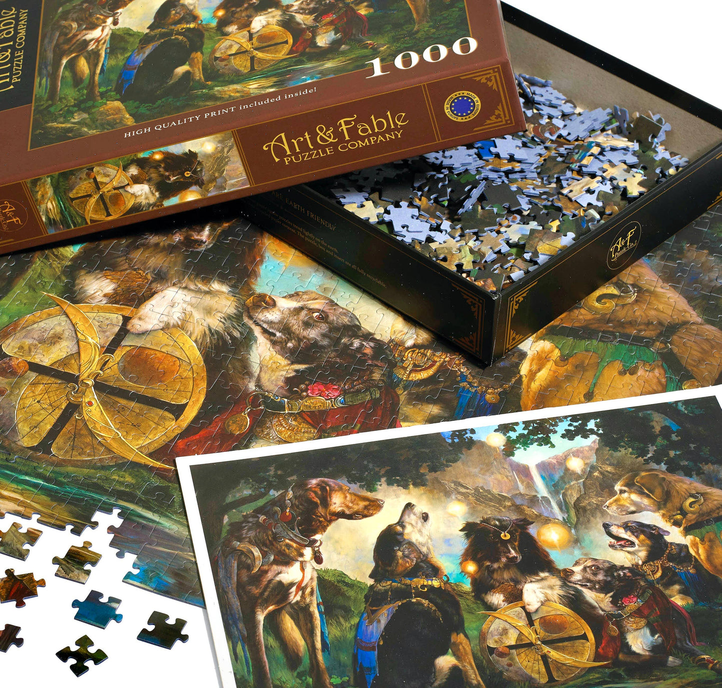 Summit at Iris Glen, 1000-pc Velvet-Touch Puzzle