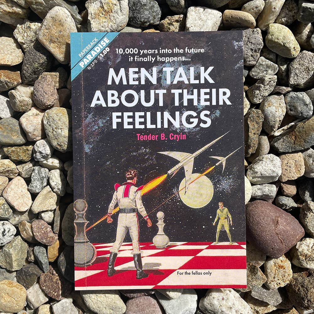 Men Talk About Their Feelings Postcard