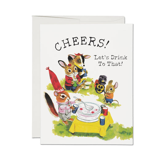 Let's Drink to That Card