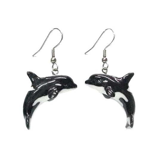 Orca Whale Earrings