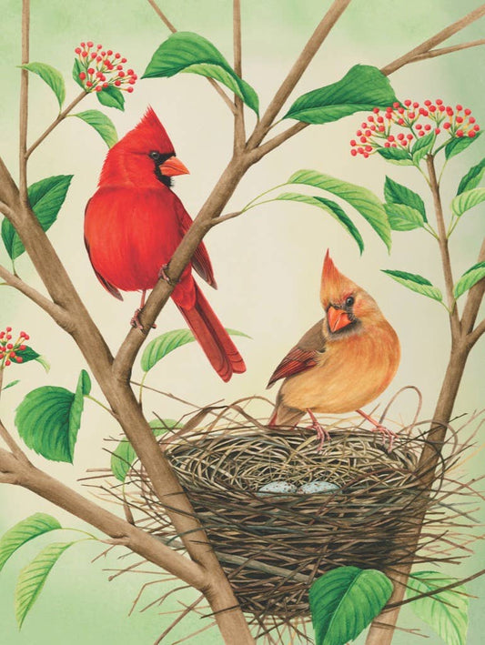 Northern Cardinals - 500 Piece Jigsaw Puzzle