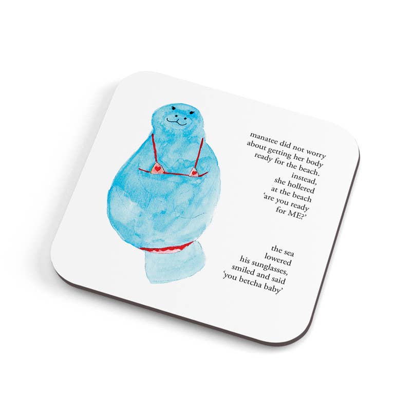 You Betcha Humor Coaster - cork backed and reusable!