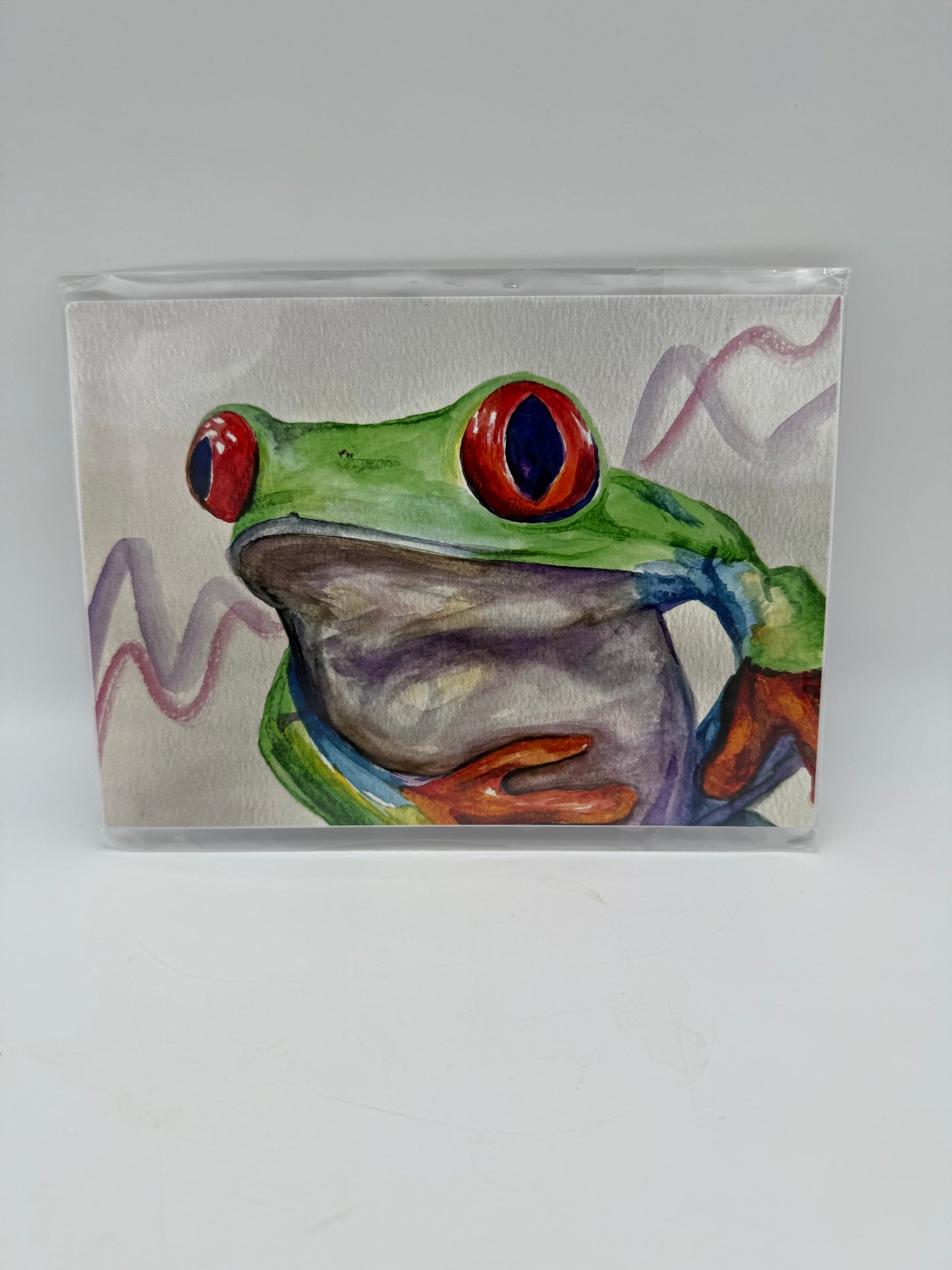 Frog Print by Jennifer Schaller