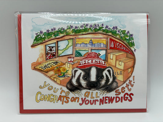 Badger Sett Card